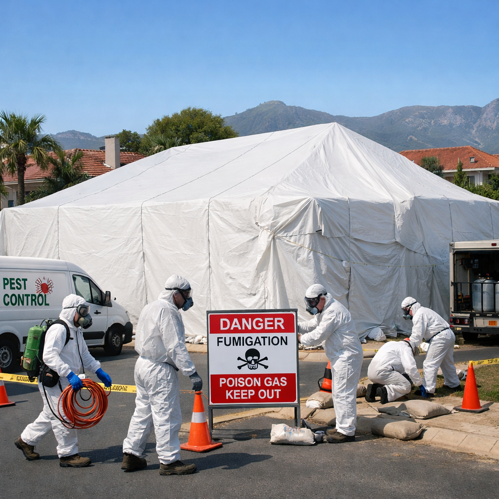 Pesticide spraying